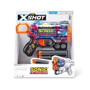 XSHOT SKINS MENACE BLASTER (8 DARTS) BY ZURU, FOR AGES 8+